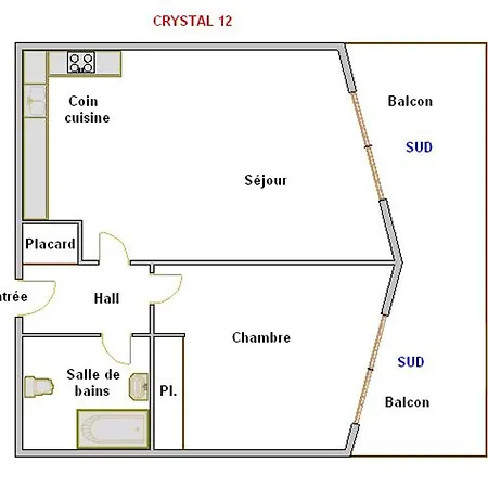 2 Pieces 4 Pers, Proximite Commerces, Garage Et Ascenseur - Fr-1-304-12 Apartment *